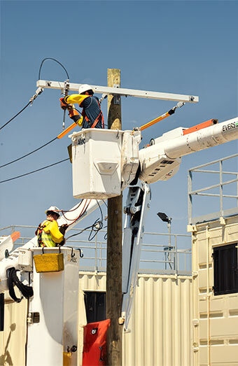 Private Temporary Power Job Site